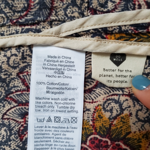 🚫SOLD🚫Madewell Robe Jacket in Bali Blooms - Picture 6 of 11